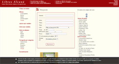 Desktop Screenshot of libros-antiguos-alcana.com